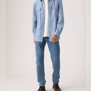 511™ Slim Fit Utility Men's Jeans.(Medium Stonewash- Dark WashLow Stretch Color)